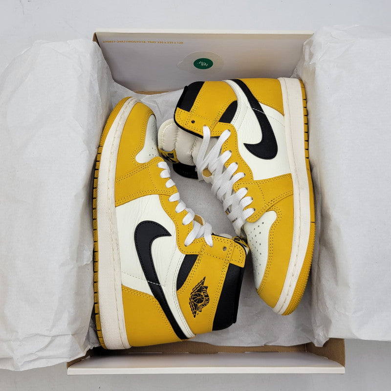 【中古品】【メンズ】 NIKE ナイキ DZ5485-701 AIR JORDAN 1 RETRO HIGH OG エア ジョーダン ワン レトロ ハイ オリジナル スニーカー シューズ 靴 160-260807-cs-30-izu サイズ：26.5cm カラー：YELLOW OCHRE/BLACK-SAIL 万代Net店