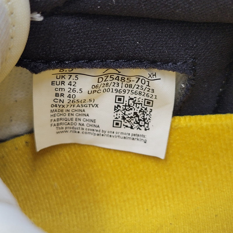 【中古品】【メンズ】 NIKE ナイキ DZ5485-701 AIR JORDAN 1 RETRO HIGH OG エア ジョーダン ワン レトロ ハイ オリジナル スニーカー シューズ 靴 160-260807-cs-30-izu サイズ：26.5cm カラー：YELLOW OCHRE/BLACK-SAIL 万代Net店