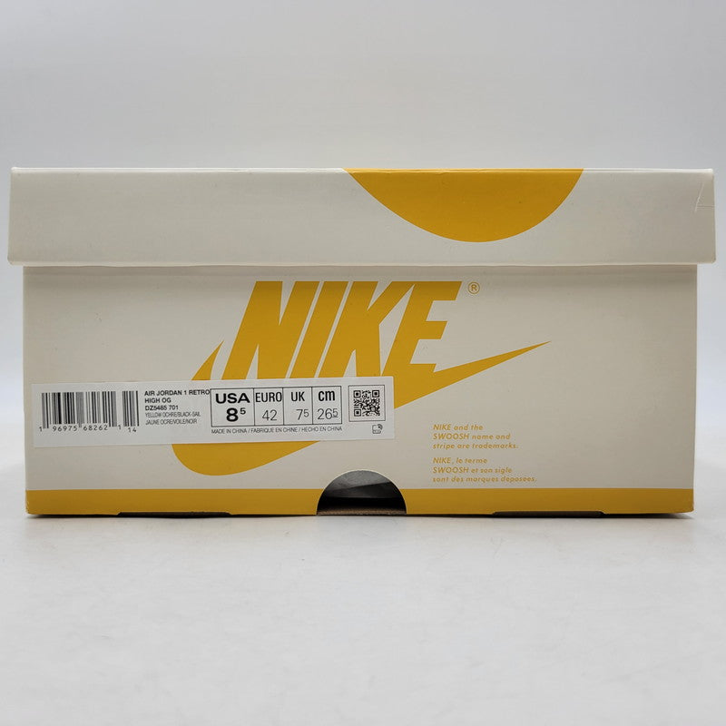 【中古品】【メンズ】 NIKE ナイキ DZ5485-701 AIR JORDAN 1 RETRO HIGH OG エア ジョーダン ワン レトロ ハイ オリジナル スニーカー シューズ 靴 160-260807-cs-30-izu サイズ：26.5cm カラー：YELLOW OCHRE/BLACK-SAIL 万代Net店