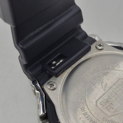 【中古品】【メンズ/レディース】 G-SHOCK ジーショック GM-2100-1AJF 2100 SERIES DIGITAL ANALOG QUARTZ WATCH デジタル アナログ クオーツ ウォッチ 腕時計 196-260807-cs-19-izu サイズ：49.3 × 44.4 × 11.8 mm カラー：ブラック×シルバー 万代Net店