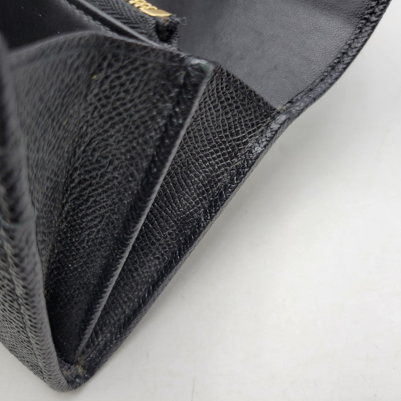 【中古品】【メンズ/レディース】 BVLGARI ブルガリ 280526 ブルガリ・ブルガリ ラージウォレット 財布 長財布 181-260807-cs-23-izu カラー：ブラック 万代Net店