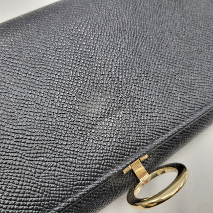 【中古品】【メンズ/レディース】 BVLGARI ブルガリ 280526 ブルガリ・ブルガリ ラージウォレット 財布 長財布 181-260807-cs-23-izu カラー：ブラック 万代Net店