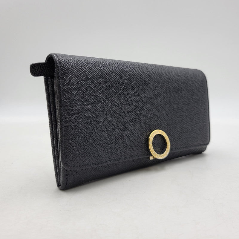 【中古品】【メンズ/レディース】 BVLGARI ブルガリ 280526 ブルガリ・ブルガリ ラージウォレット 財布 長財布 181-260807-cs-23-izu カラー：ブラック 万代Net店