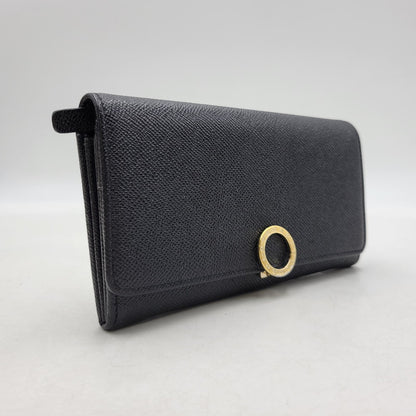 【中古品】【メンズ/レディース】 BVLGARI ブルガリ 280526 ブルガリ・ブルガリ ラージウォレット 財布 長財布 181-260807-cs-23-izu カラー：ブラック 万代Net店