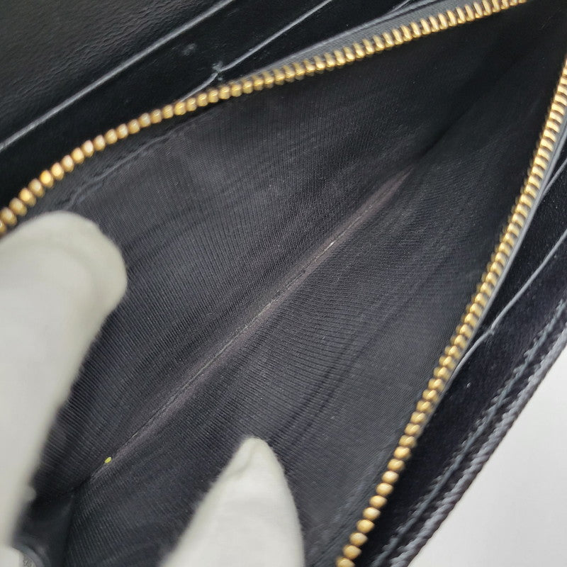 【中古品】【メンズ/レディース】 BVLGARI ブルガリ 280526 ブルガリ・ブルガリ ラージウォレット 財布 長財布 181-260807-cs-23-izu カラー：ブラック 万代Net店