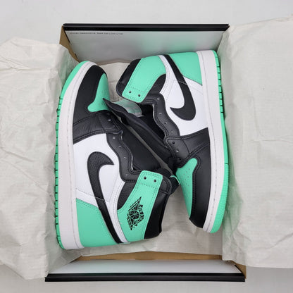 【中古美品】【メンズ】 NIKE ナイキ DZ5485-130 AIR JORDAN 1 HIGH OG エア ジョーダン ワン ハイ オリジナル スニーカー シューズ 靴 160-260807-cs-28-izu サイズ：27cm カラー：WHITE/BLACK-GREEN GLOW 万代Net店