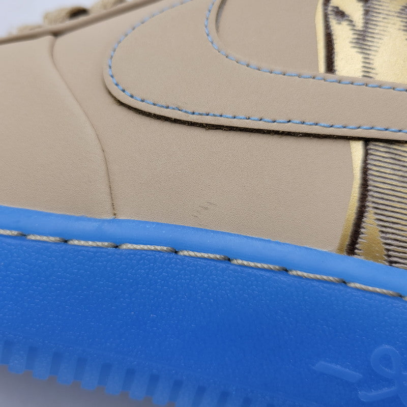 【中古美品】【メンズ】 NIKE × KOBE BRYANT ナイキ コービー ブライアント IH1018-200 AIR FORCE 1 LOW PROTRO エア フォース ワン ロー プロトロ スニーカー シューズ 靴 160-260807-cs-26-izu サイズ：26.5cm カラー：LINEN/LINEN-UNIVERSITY BLUE 万代Net店