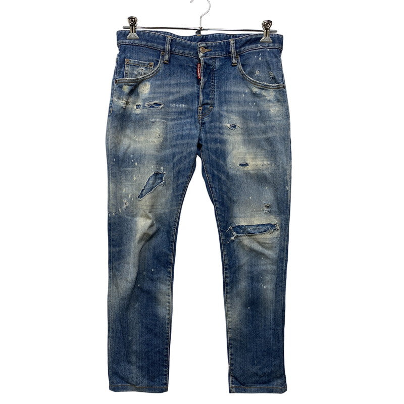 【現状渡し品】【メンズ】 DSQUARED2 ディースクエアード SKATER JEAN S71LB0720 S30664 スケーター ジーンズ デニムパンツ 152-260818-as-11-izu サイズ：48 カラー：インディゴ 万代Net店