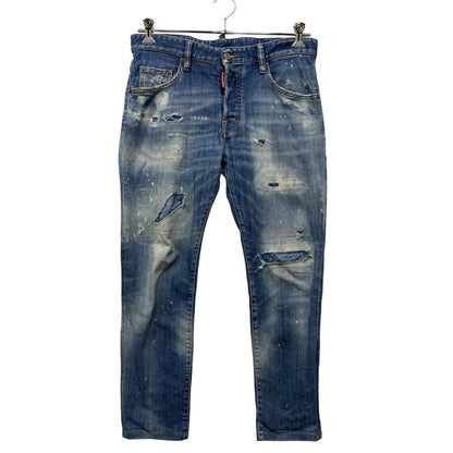 【現状渡し品】【メンズ】 DSQUARED2 ディースクエアード SKATER JEAN S71LB0720 S30664 スケーター ジーンズ デニムパンツ 152-260818-as-11-izu サイズ：48 カラー：インディゴ 万代Net店