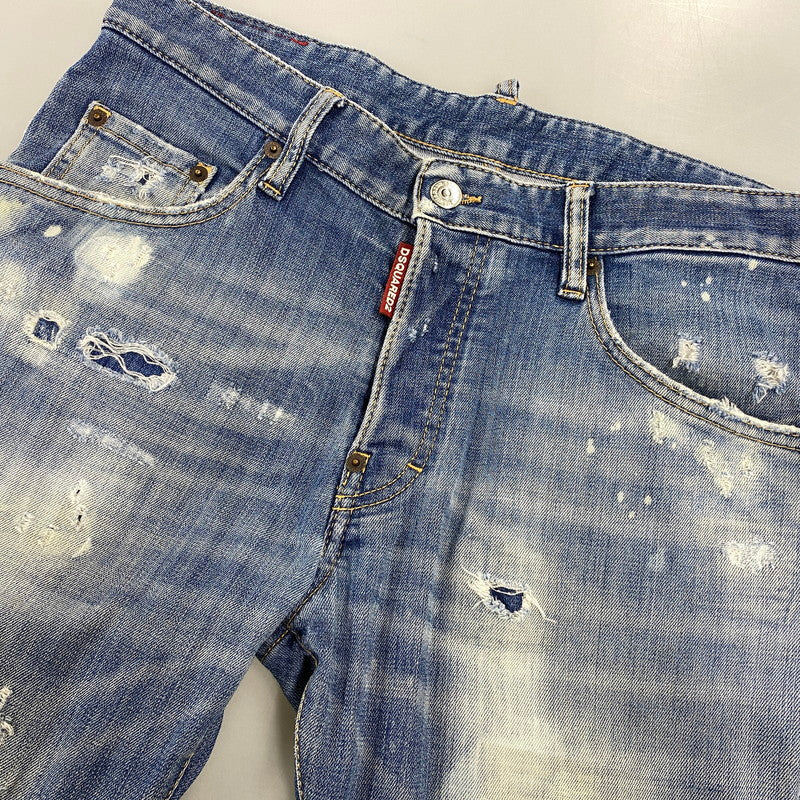 【現状渡し品】【メンズ】 DSQUARED2 ディースクエアード SKATER JEAN S71LB0720 S30664 スケーター ジーンズ デニムパンツ 152-260818-as-11-izu サイズ：48 カラー：インディゴ 万代Net店