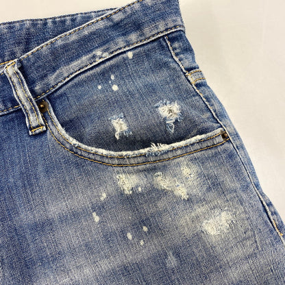 【現状渡し品】【メンズ】 DSQUARED2 ディースクエアード SKATER JEAN S71LB0720 S30664 スケーター ジーンズ デニムパンツ 152-260818-as-11-izu サイズ：48 カラー：インディゴ 万代Net店