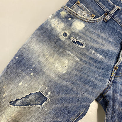 【現状渡し品】【メンズ】 DSQUARED2 ディースクエアード SKATER JEAN S71LB0720 S30664 スケーター ジーンズ デニムパンツ 152-260818-as-11-izu サイズ：48 カラー：インディゴ 万代Net店