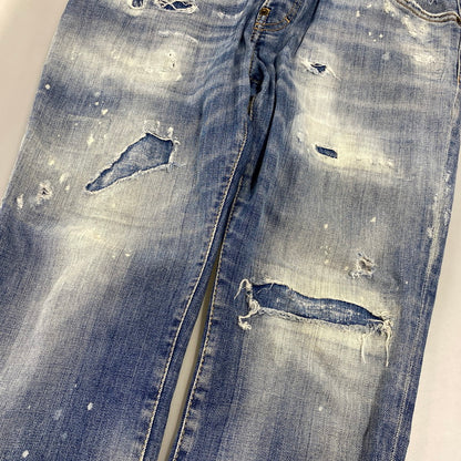【現状渡し品】【メンズ】 DSQUARED2 ディースクエアード SKATER JEAN S71LB0720 S30664 スケーター ジーンズ デニムパンツ 152-260818-as-11-izu サイズ：48 カラー：インディゴ 万代Net店