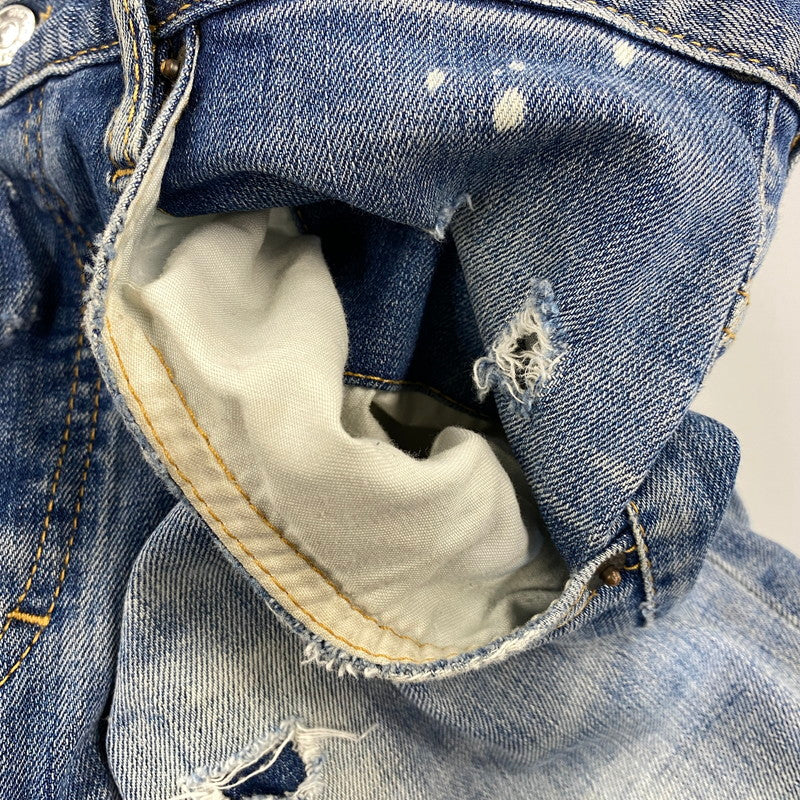 【現状渡し品】【メンズ】 DSQUARED2 ディースクエアード SKATER JEAN S71LB0720 S30664 スケーター ジーンズ デニムパンツ 152-260818-as-11-izu サイズ：48 カラー：インディゴ 万代Net店