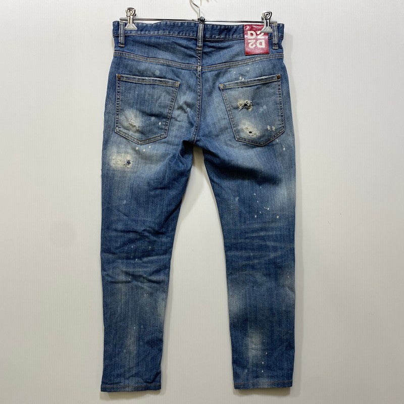 【現状渡し品】【メンズ】 DSQUARED2 ディースクエアード SKATER JEAN S71LB0720 S30664 スケーター ジーンズ デニムパンツ 152-260818-as-11-izu サイズ：48 カラー：インディゴ 万代Net店