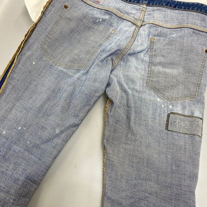 【現状渡し品】【メンズ】 DSQUARED2 ディースクエアード SKATER JEAN S71LB0720 S30664 スケーター ジーンズ デニムパンツ 152-260818-as-11-izu サイズ：48 カラー：インディゴ 万代Net店