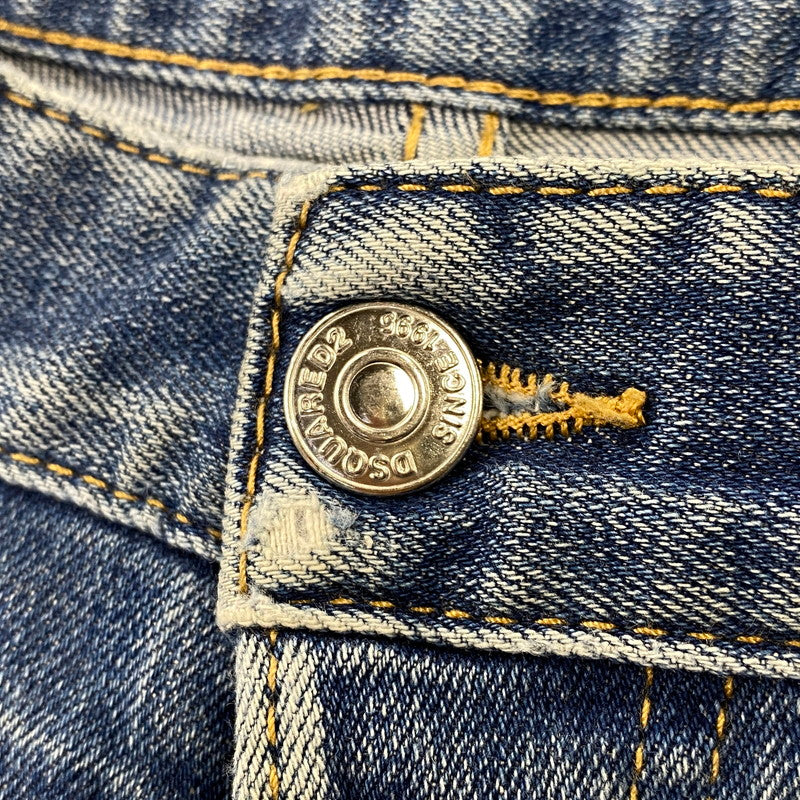 【現状渡し品】【メンズ】 DSQUARED2 ディースクエアード SKATER JEAN S71LB0720 S30664 スケーター ジーンズ デニムパンツ 152-260818-as-11-izu サイズ：48 カラー：インディゴ 万代Net店