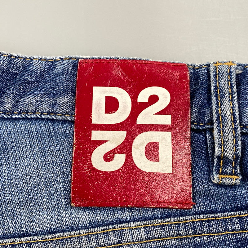 【現状渡し品】【メンズ】 DSQUARED2 ディースクエアード SKATER JEAN S71LB0720 S30664 スケーター ジーンズ デニムパンツ 152-260818-as-11-izu サイズ：48 カラー：インディゴ 万代Net店