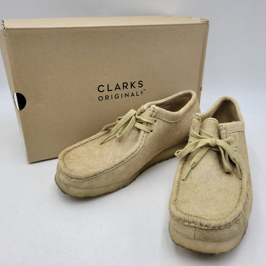 【中古品】【メンズ】 Clarks クラークス WALLABEE 26173635 ワラビー シューズ 靴 164-260808-as-08-izu サイズ：US9.5 カラー：ベージュ 万代Net店