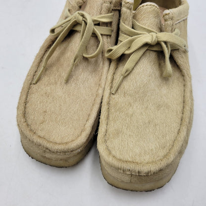 【中古品】【メンズ】 Clarks クラークス WALLABEE 26173635 ワラビー シューズ 靴 164-260808-as-08-izu サイズ：US9.5 カラー：ベージュ 万代Net店