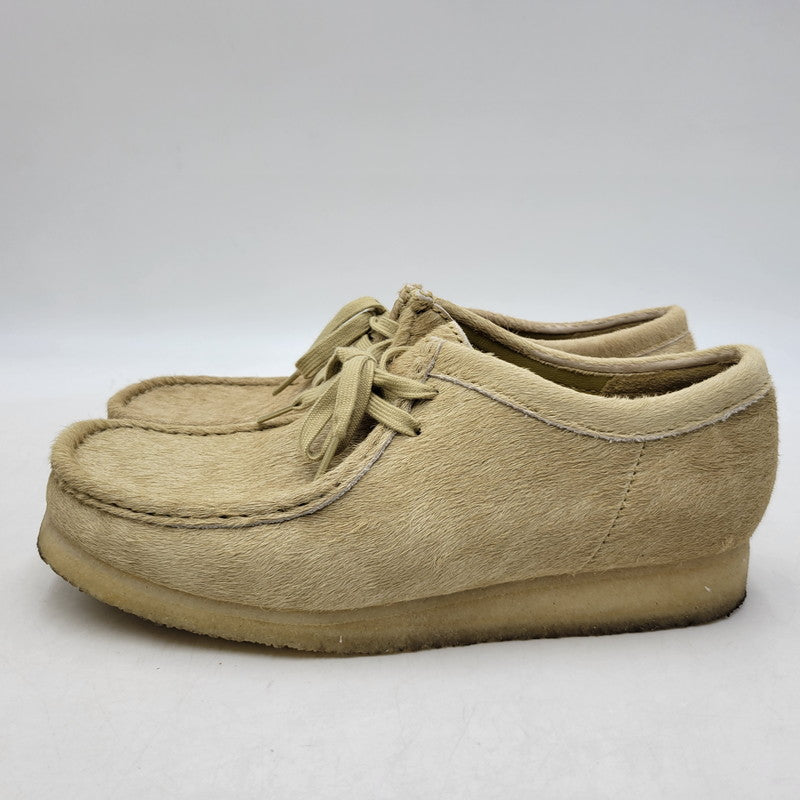 【中古品】【メンズ】 Clarks クラークス WALLABEE 26173635 ワラビー シューズ 靴 164-260808-as-08-izu サイズ：US9.5 カラー：ベージュ 万代Net店