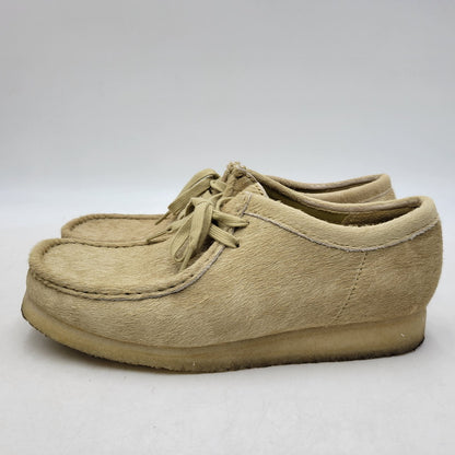【中古品】【メンズ】 Clarks クラークス WALLABEE 26173635 ワラビー シューズ 靴 164-260808-as-08-izu サイズ：US9.5 カラー：ベージュ 万代Net店