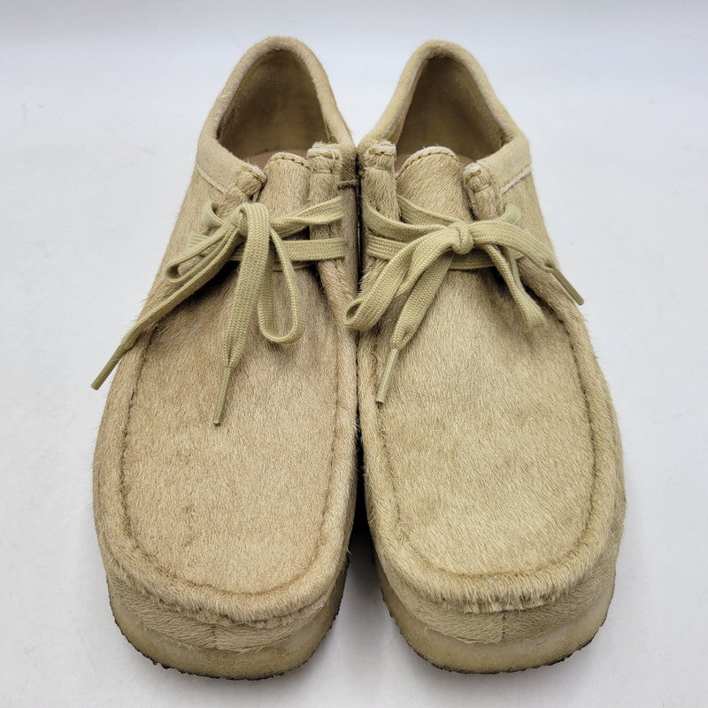 【中古品】【メンズ】 Clarks クラークス WALLABEE 26173635 ワラビー シューズ 靴 164-260808-as-08-izu サイズ：US9.5 カラー：ベージュ 万代Net店