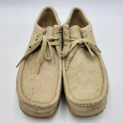 【中古品】【メンズ】 Clarks クラークス WALLABEE 26173635 ワラビー シューズ 靴 164-260808-as-08-izu サイズ：US9.5 カラー：ベージュ 万代Net店