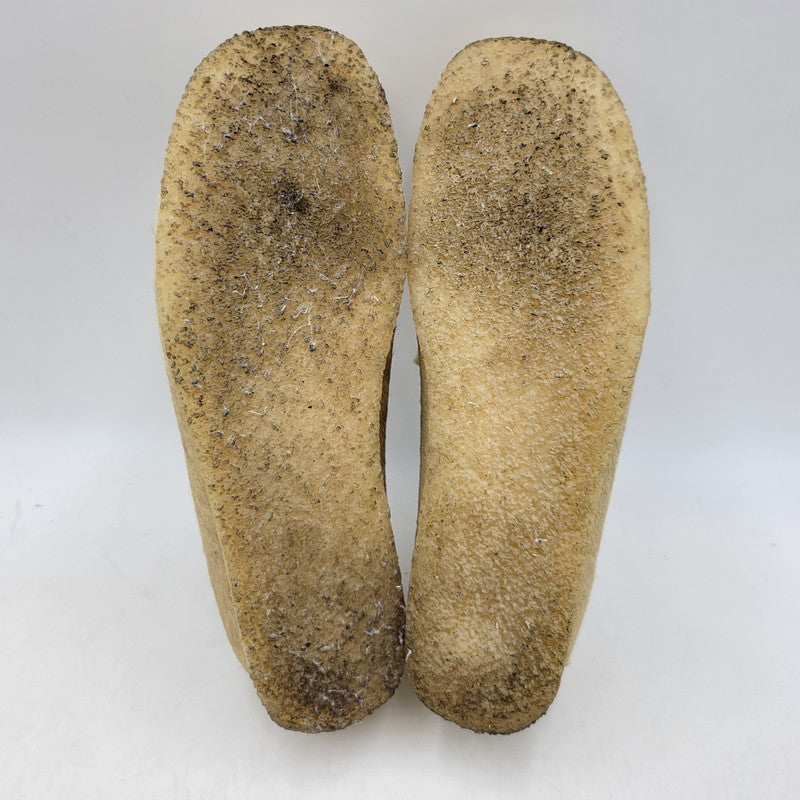 【中古品】【メンズ】 Clarks クラークス WALLABEE 26173635 ワラビー シューズ 靴 164-260808-as-08-izu サイズ：US9.5 カラー：ベージュ 万代Net店