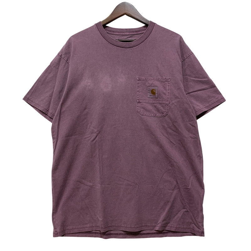 【中古品】【メンズ】 CARHARTT WIP カーハート ダブリューアイピー A212010 SS WORK POCKET T-SHIRT ショートスリーブ ワーク ポケット Tシャツ トップス 半袖 142-260814-cs-21-izu サイズ：M カラー：パープル 万代Net店