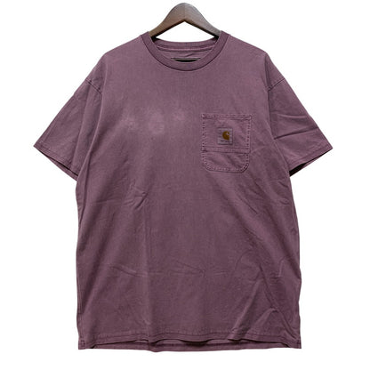 【中古品】【メンズ】 CARHARTT WIP カーハート ダブリューアイピー A212010 SS WORK POCKET T-SHIRT ショートスリーブ ワーク ポケット Tシャツ トップス 半袖 142-260814-cs-21-izu サイズ：M カラー：パープル 万代Net店