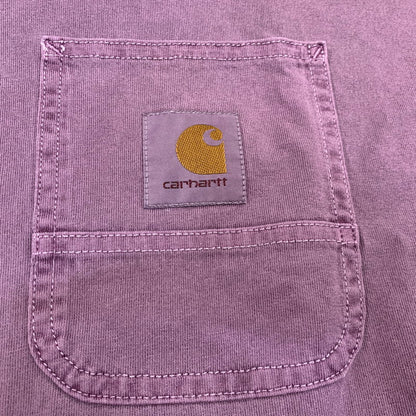 【中古品】【メンズ】 CARHARTT WIP カーハート ダブリューアイピー A212010 SS WORK POCKET T-SHIRT ショートスリーブ ワーク ポケット Tシャツ トップス 半袖 142-260814-cs-21-izu サイズ：M カラー：パープル 万代Net店