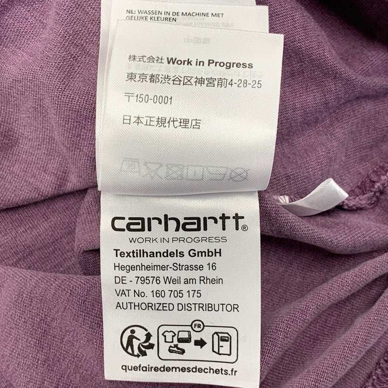 【中古品】【メンズ】 CARHARTT WIP カーハート ダブリューアイピー A212010 SS WORK POCKET T-SHIRT ショートスリーブ ワーク ポケット Tシャツ トップス 半袖 142-260814-cs-21-izu サイズ：M カラー：パープル 万代Net店