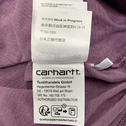 【中古品】【メンズ】 CARHARTT WIP カーハート ダブリューアイピー A212010 SS WORK POCKET T-SHIRT ショートスリーブ ワーク ポケット Tシャツ トップス 半袖 142-260814-cs-21-izu サイズ：M カラー：パープル 万代Net店