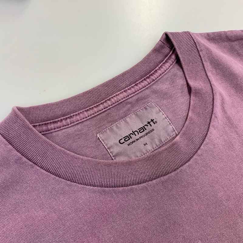【中古品】【メンズ】 CARHARTT WIP カーハート ダブリューアイピー A212010 SS WORK POCKET T-SHIRT ショートスリーブ ワーク ポケット Tシャツ トップス 半袖 142-260814-cs-21-izu サイズ：M カラー：パープル 万代Net店