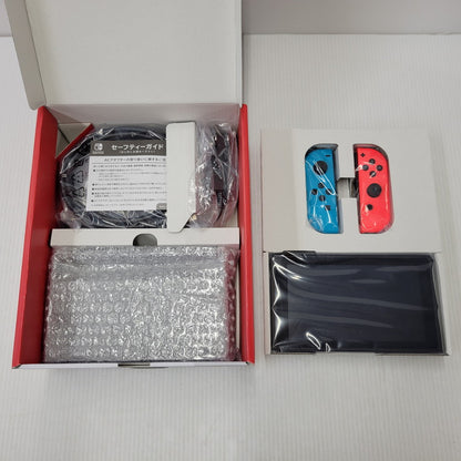 【中古美品】 【未使用】【ゲーム】Nintendo Switch Joy-Con(L) ネオンブルー/(R) ネオンレッド HAD-S-KABAH(JPN) 任天堂 ニンテンドースイッチ 本体 034-260807-ay-03-izu 万代Net店