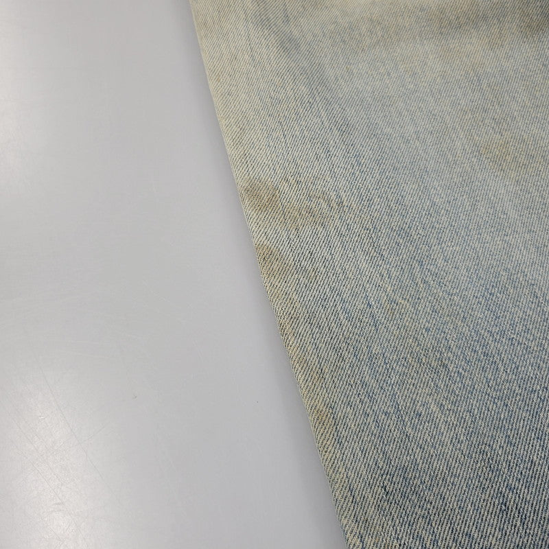 【現状渡し品】【メンズ】 Levi's リーバイス SMALL E 501 DENIM PANTS デニムパンツ ジーンズ 刻印6 USA製 不均等V ポケットダブルステッチ 収縮率8％ 157-260808-as-03-izu サイズ：28×34 カラー：ライトインディゴ 万代Net店