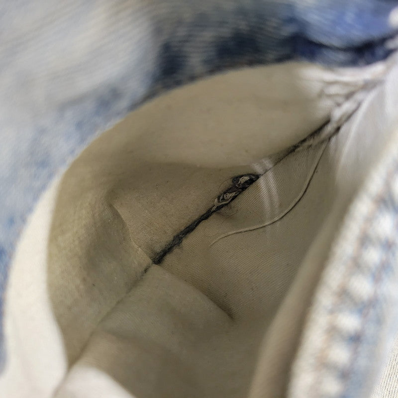 【現状渡し品】【メンズ】 Levi's リーバイス SMALL E 501 DENIM PANTS デニムパンツ ジーンズ 刻印6 USA製 不均等V ポケットダブルステッチ 収縮率8％ 157-260808-as-03-izu サイズ：28×34 カラー：ライトインディゴ 万代Net店