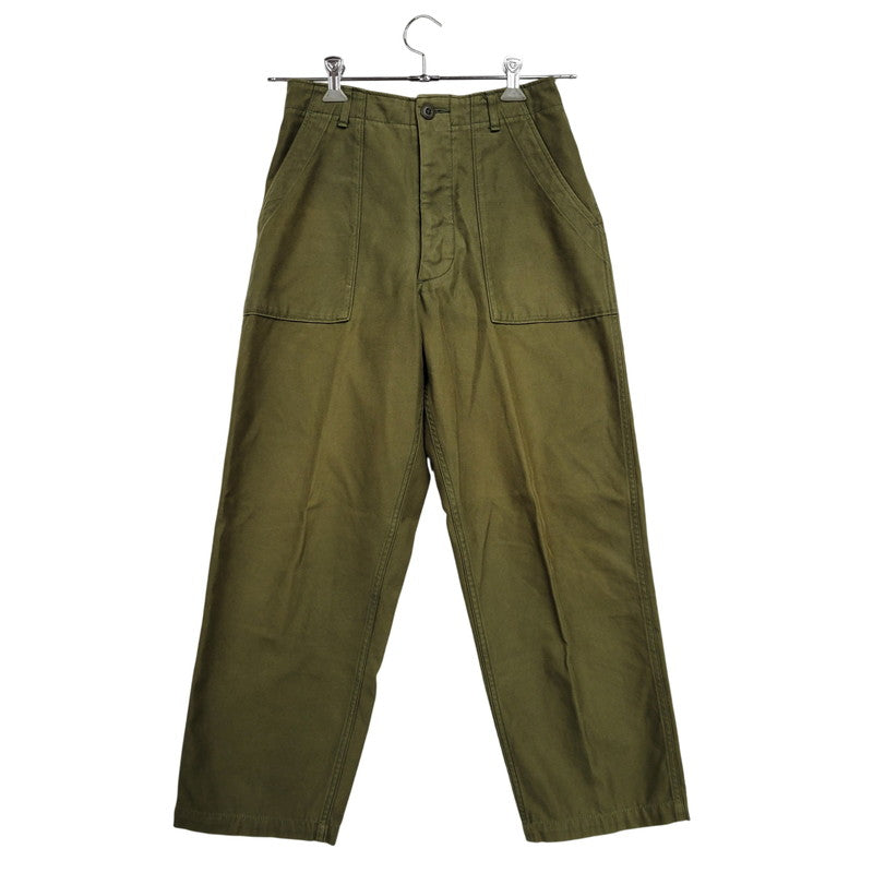 【中古品】【メンズ】 CIOTA シオタ SUVIN COTTON BACK-SATIN BAKER PANTS PTLM-103M スビンコットン バックサテン ベイカーパンツ 151-260808-as-04-izu サイズ：4 カラー：カーキ 万代Net店