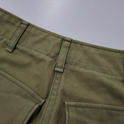 【中古品】【メンズ】 CIOTA シオタ SUVIN COTTON BACK-SATIN BAKER PANTS PTLM-103M スビンコットン バックサテン ベイカーパンツ 151-260808-as-04-izu サイズ：4 カラー：カーキ 万代Net店