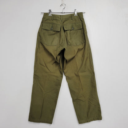 【中古品】【メンズ】 CIOTA シオタ SUVIN COTTON BACK-SATIN BAKER PANTS PTLM-103M スビンコットン バックサテン ベイカーパンツ 151-260808-as-04-izu サイズ：4 カラー：カーキ 万代Net店