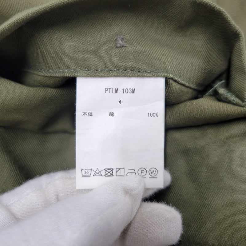 【中古品】【メンズ】 CIOTA シオタ SUVIN COTTON BACK-SATIN BAKER PANTS PTLM-103M スビンコットン バックサテン ベイカーパンツ 151-260808-as-04-izu サイズ：4 カラー：カーキ 万代Net店
