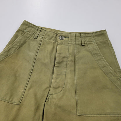 【中古品】【メンズ】 CIOTA シオタ SUVIN COTTON BACK-SATIN BAKER PANTS PTLM-103M スビンコットン バックサテン ベイカーパンツ 151-260808-as-04-izu サイズ：4 カラー：カーキ 万代Net店