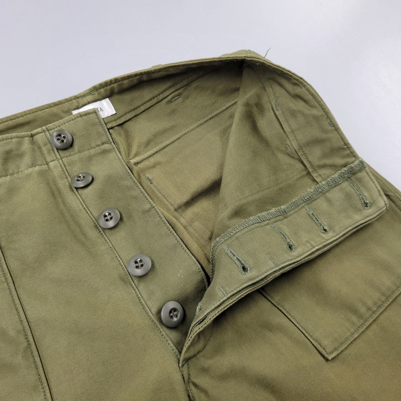 【中古品】【メンズ】 CIOTA シオタ SUVIN COTTON BACK-SATIN BAKER PANTS PTLM-103M スビンコットン バックサテン ベイカーパンツ 151-260808-as-04-izu サイズ：4 カラー：カーキ 万代Net店
