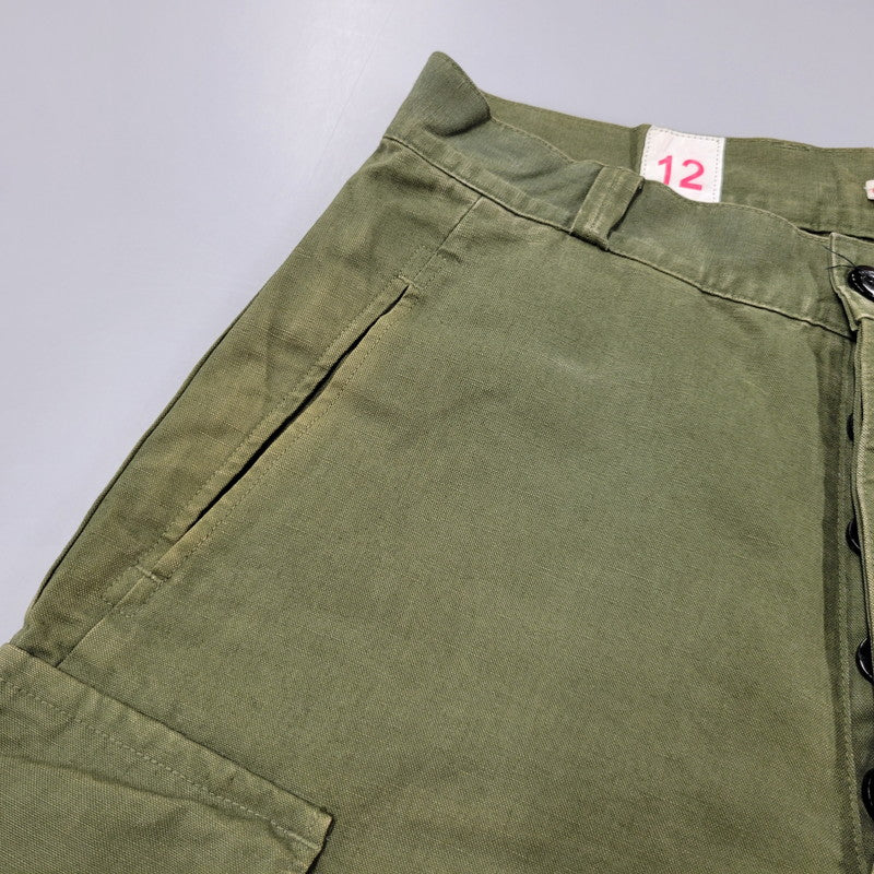【中古品】【メンズ】 OUTIL ウティ PANTALON BLESLE パンタロン ブレル パンツ 151-260808-as-05-izu サイズ：12 カラー：カーキ 万代Net店