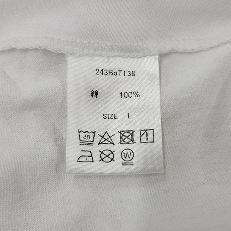 【中古品】【メンズ】 BOTT ボット 243BOTT38 NMNH TEE Tシャツ トップス 142-260815-kh-01-izu サイズ：L カラー：ホワイト 万代Net店
