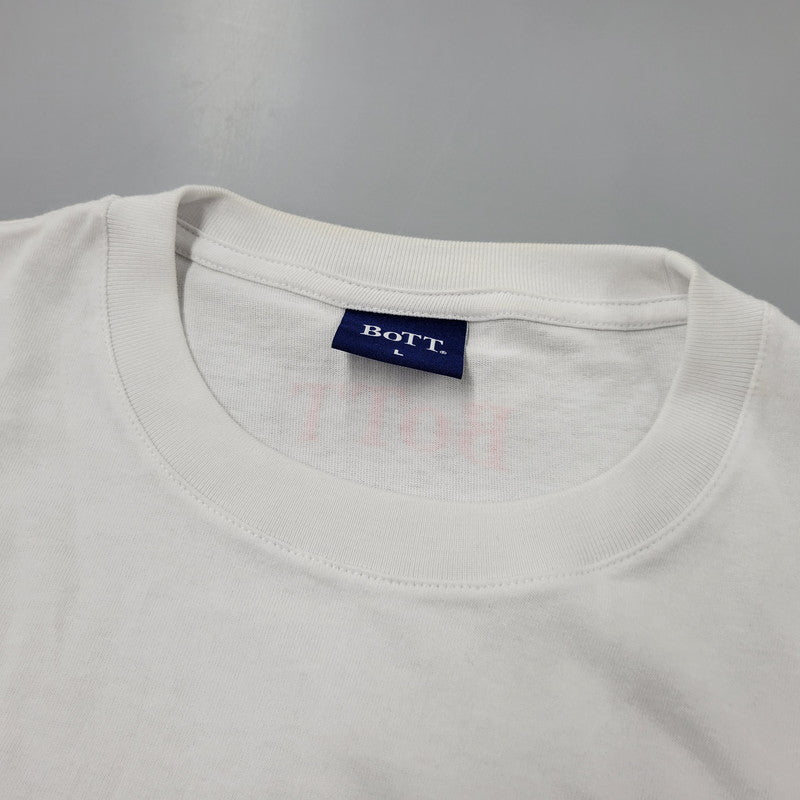 【中古品】【メンズ】 BOTT ボット 243BOTT38 NMNH TEE Tシャツ トップス 142-260815-kh-01-izu サイズ：L カラー：ホワイト 万代Net店