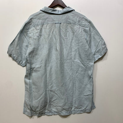 【中古品】【メンズ】 Polo by Ralph Lauren ポロバイラルフローレン CALDWELL ORANGE PONY OPENCOLLAR SHIRT オレンジポニー オープンカラーシャツ 半袖 146-260822-as-08-izu サイズ：M カラー：ライトブルー 万代Net店