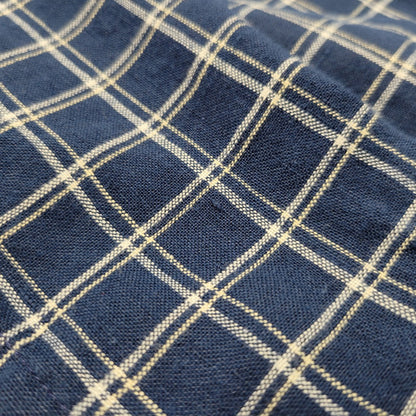 【中古品】【メンズ】 L.L.BEAN エルエルビーン 香港製 SS CHECK SHIRT ショートスリーブ チェック シャツ トップス 146-260815-kh-04-izu サイズ：L カラー：ブルー系 万代Net店
