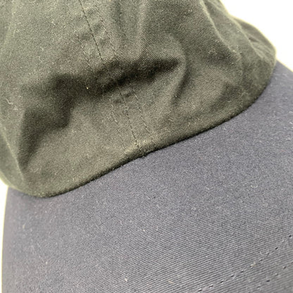【中古品】【メンズ/レディース】 KIJIMA TAKAYUKI キジマタカユキ 23201-1LD 6PANEL TWO TONE CAP ツートーンキャップ 帽子 185-260818-ya-13-izu サイズ：F カラー：ブラック×ネイビー 万代Net店